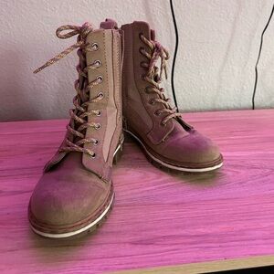 Soda Lace up Combat Boots